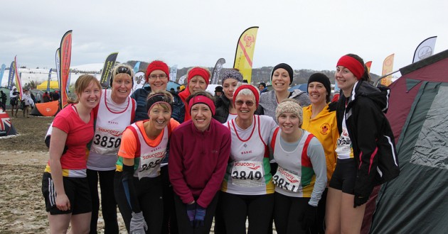 All smiles before the race!